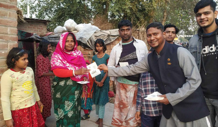 গোদাগাড়ীতে ঢাবির সাবেক ছাত্রলীগ নেতা আকাশের প্রচার মিছিল