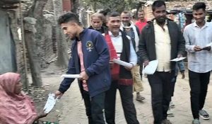 পবার হড়গ্রাম ইউনিয়নে মিলনের পক্ষে গণসংযোগ