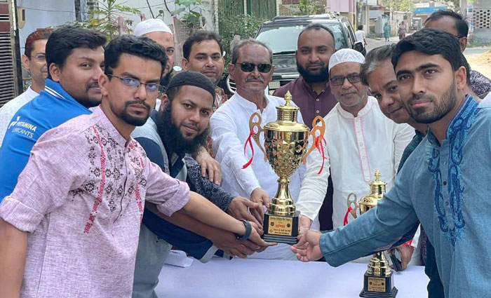 রাজশাহীতে উপশহর প্রিমিয়ার লীগের ট্রফি উন্মোচন