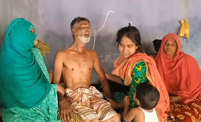 নিহত শিমুলের পরিবারের আহাজারি