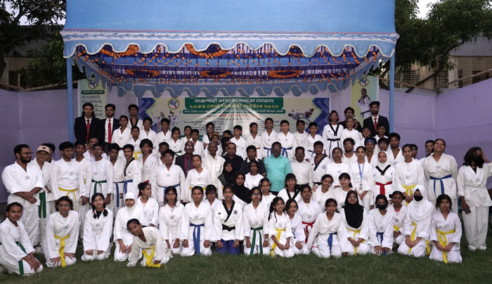রাজশাহীতে তায়কোয়ানডো দোজাং-এর ২৬তম বেল্ট বিতরণ