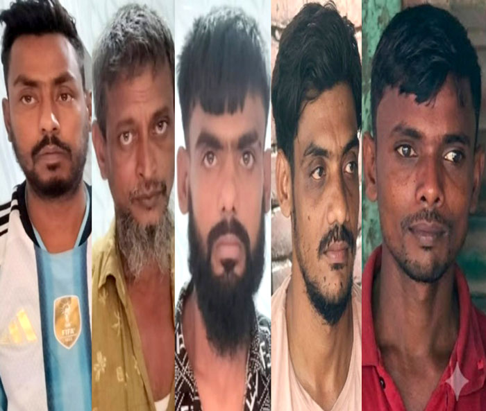 নন্দীগ্রামে মাদকবিরোধী অভিযানে গ্রেপ্তার ৫