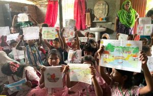বাল্য বিবাহ প্রতিরোধ সচেতনতায় লফসের চিত্রাংকন প্রতিযোগিতা