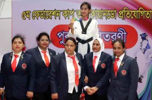 জোড়া স্বর্ণ নিয়ে ফিরলো রাজশাহীর মেয়ে মারিন আশরাফী